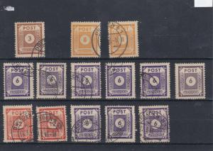 East Saxony 1940 Used Stamps  Ref: R7150