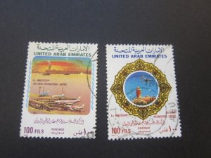 United Arab Emirates 1988 Sc 257-58 FU