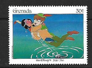 PETER PAN MNH DISNEY, GRENADA PICTURED.