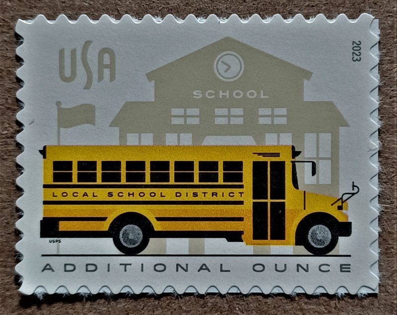 United States #5741 (24c) School Bus-Additional Ounce Rate MNH (2023)