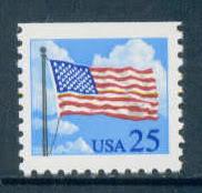 2285A 25c U.S. Flag Fine MNH BPS