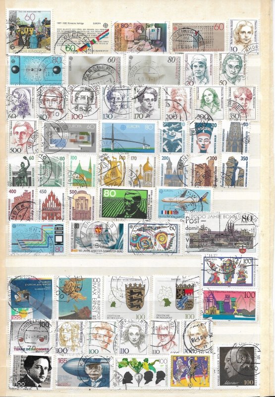 Germany180 Different Commem's, Definitives & a Souvenir Sheet 1951-1992 ...