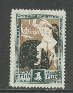 Latvia 67 MH disturbed gum cgs