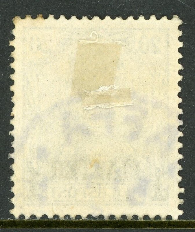 Germany 1903 Offices in Turkey 1 Piaster/20pf Blue Scott # 27 VFU K772