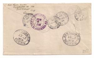 Canada: 10c #118 on Registered Illustrated cvr from Port Alfred Quebec '25