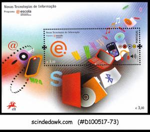 PORTUGAL - 2008 New Information Technologies - Miniture sheet MNH