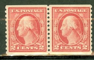 IR: US 444 MNH pair CV $250