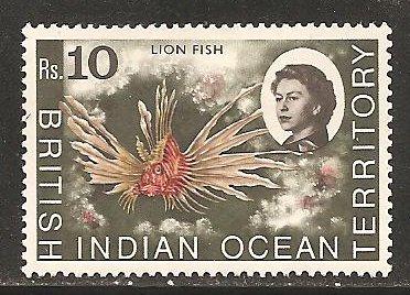 British Indian Ocean Territory SC 33  Mint, Lightly  Hinged