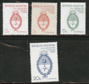 Argentina Scott 508-511 MH* stamp set