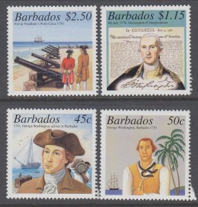 Barbados 1010-1013 MNH VF