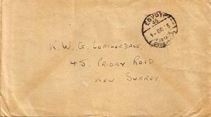 Great Britain United States 1c Roosevelt Memorial (2) 1945 Master-at-Arm's Of...