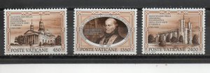 Vatican City 842-844 MNH