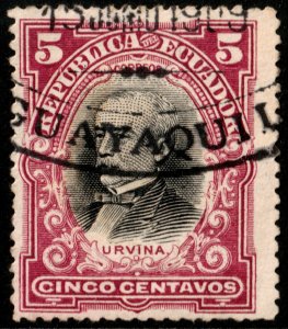 ✔️ ECUADOR 1907 - JOSE URVINA - SC. 169 (o) [007]