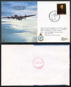 B31a 1st Flight of the Handley Page Halifax Standard Cover