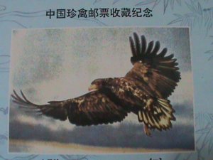 ​CHINA-RARE BEAUTIFUL LOVELY EAGLE  MNH IMPERF S/S VF OFFICIAL EDITION: