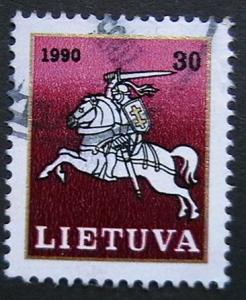 Lithuania - 382 - White Knight   Vytis 