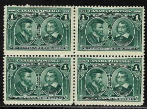 Canada #97i Mint VF 2NH / 2LH C$480.00 HAIRLINES variety -- Quebec Tercentenary