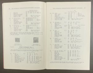 The Australian Commonwealth Specialists’ Catalogue 1956  Seventeenth Edition