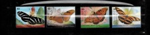 Dominica 2009 - Butterflies - Set 4 of stamps - Scott #2695-8 - MNH