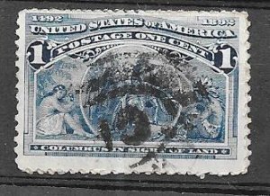 US# 230 $0.01 Columbian Exposition blue (MNH) CV$.040