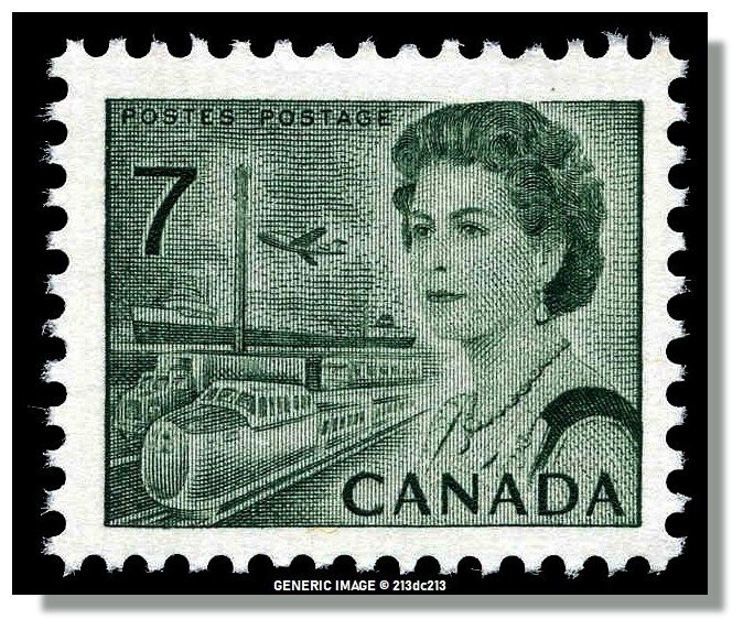 Canada - 543ii MNH - QE II & Transportation (1971) 7¢