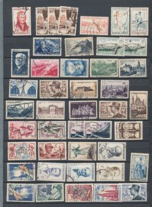 France Mid Period Used (Apx 89 Stamps) UK944