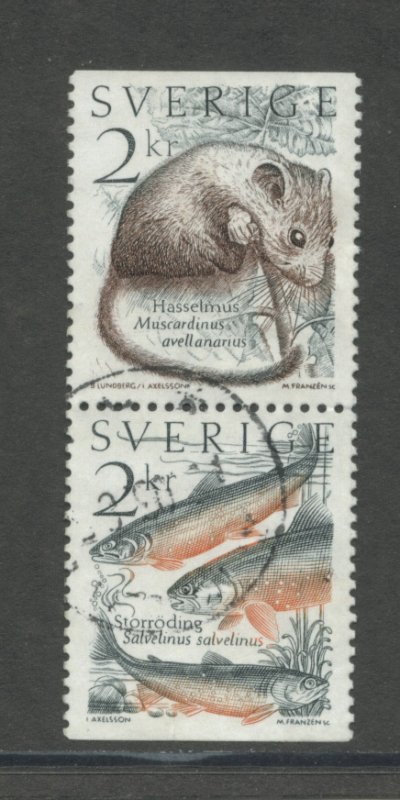 Sweden 1526-7 Used att'd pair (13