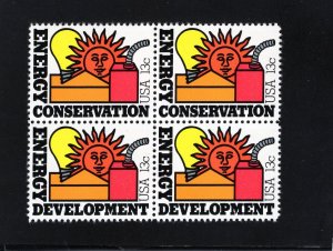 1723-1724 Energy Conservation-Development, MNH blk/4