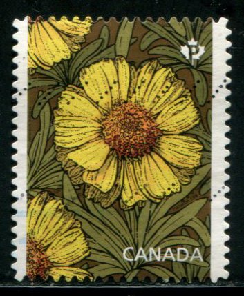 2980 Canada P Daisies - yellow SA, used