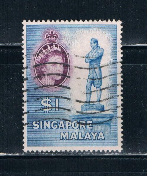 Singapore  40 Used Sir Stamford Raffles (S0230)