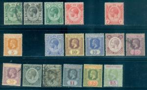 Straits Settlements #149//167  Mixed M&U  Scott $139.35  See Description