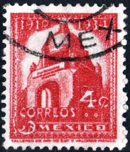 Mexico SC#731 4¢ Monument Of The Revolution (1937) Used