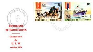 Upper Volta, Worldwide First Day Cover, U.P.U. Universal Postal Union