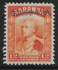 SARAWAK-JAP.OCC. SGJ14 1942 12c ORANGE MTD MINT