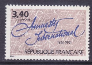 France 2268 MNH 1991 Amnesty International - 30th Anniversary Issue