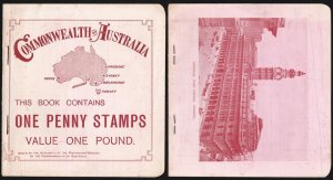 AUSTRALIA 1909 Commonwealth of Australia £1 booklet cat $30,000. 2 recorded.