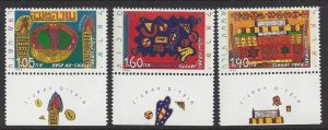 Israel #1284-6 MNH set, various Festivals, Issued 1996