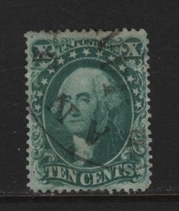 32 VF+ used neat cancel with nice color cv $ 190 ! see pic !