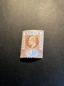 Stamps Gambia Scott #33 hinged