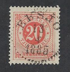 SWEDEN SC# 33 F-VF U 1877
