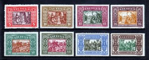 LITHUANIA — SCOTT 264-271 — 1932 15TH ANNIV. INDEPENDENCE SET — MNH — SCV $25