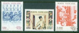 VATICAN Scott 816-8 MNH** Veronese Paintings CV $6