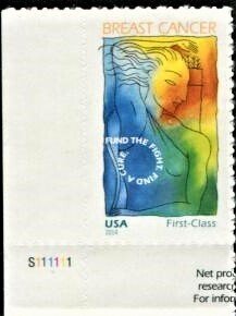 U.S.#B5 Breast Cancer Research 49c+11c PNS, MNH. Dated '2014'