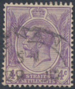 Straits Settlements    SC# 184   Used   wmk crown CA script  see details & scans