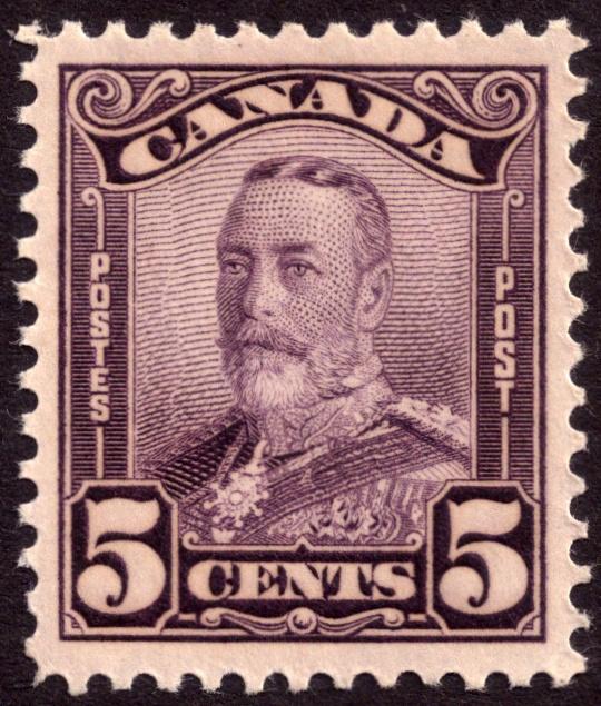 Canada 1928 5c Violet SG279 MNH