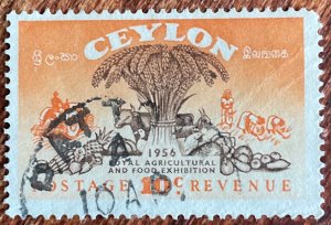 Ceylon #330 Used Single Symbols of Agriculture L39