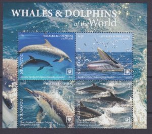 2020 Niuafo'ou 757-760VB+Tab Marine fauna - Dolphins, Whales 16,00 €