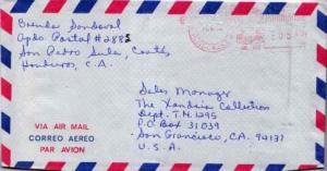Honduras, Meters, Airmail
