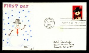 R.B.Dinwiddie /Limited Edition Digital Art FDC/ Frosty the Snowman -Lot 0821881