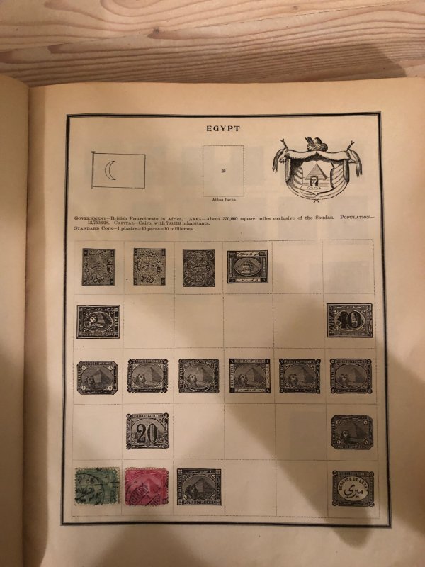 Modern Stamp Album Circa 1921